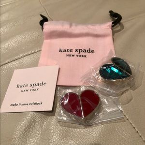 Kate spade Set of two Make it Mine twistlocks